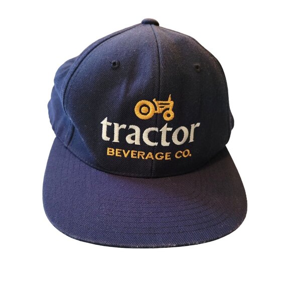Tractor Beverage Co. Navy Blue Snapback Hat The Classics Acrylic & Wool jj3629 - Picture 1 of 6